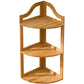 MHome Bamboo Bathroom Stand & Bamboo Wall Shelves
