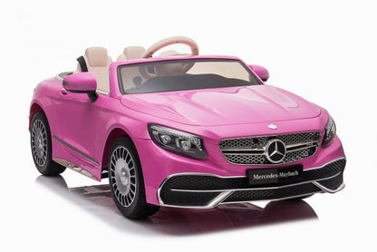 Licensed ride-on car for children Mercedes S650 MAYBACH, 90W, 12V, premium, pink or red