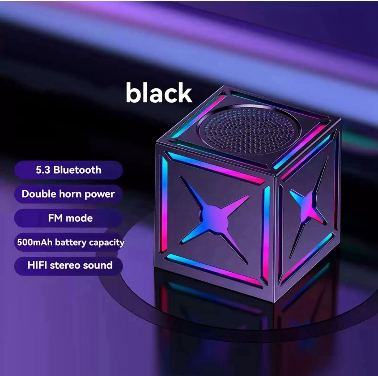 MTech  Acoustic Cube Wireless Bass Beast Speaker
