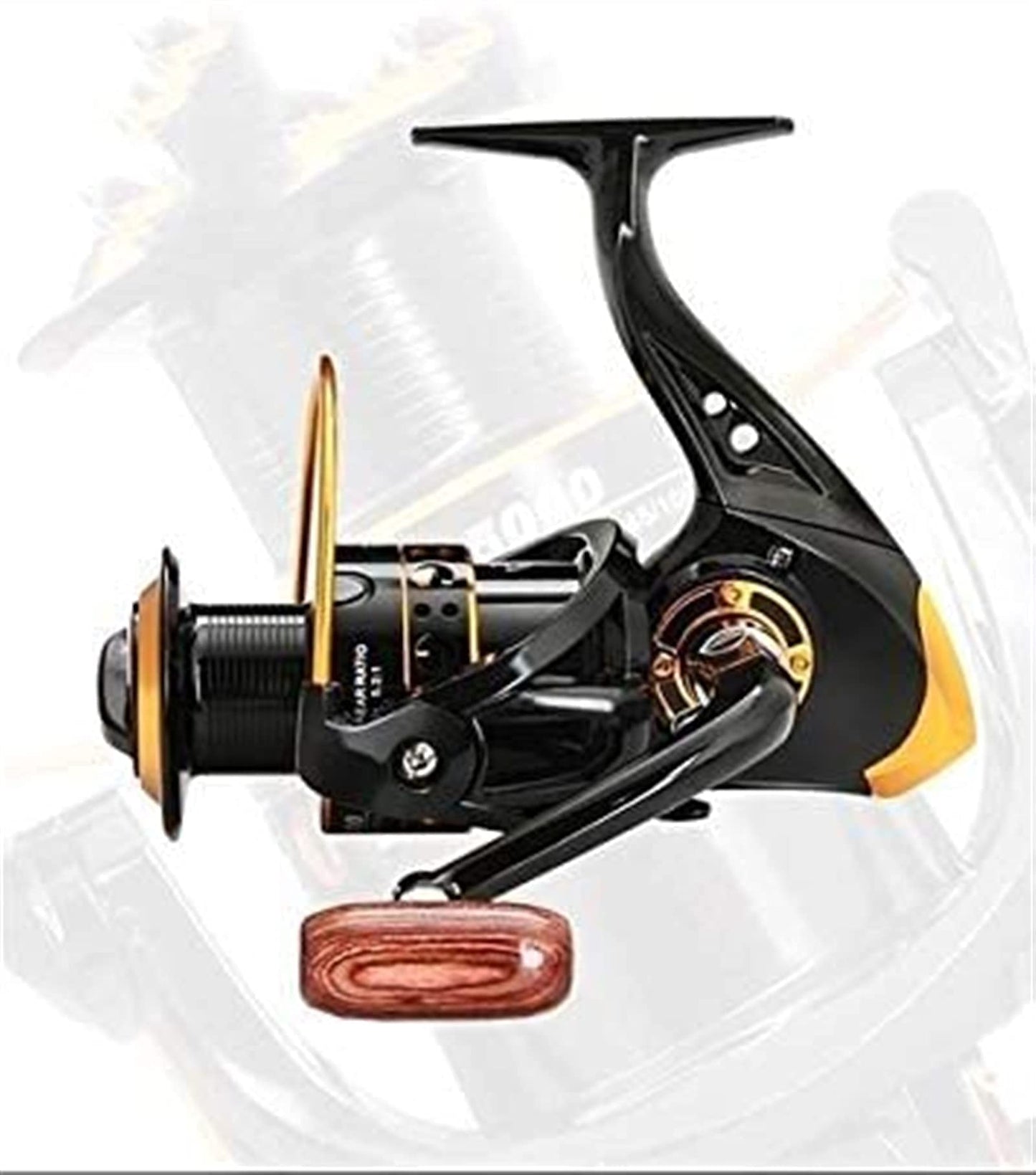 Black Full Metal Wire Cup Fishing Reel Spinning Wheel Gear DC-7000