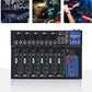 Lexuco 7 Channel Mixer with Bluetooth and USB Mixer