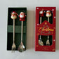 MHome Christmas Cutlery Set 2pc In Gold Or Silver – Festive Fork And Spoon Gift Set
