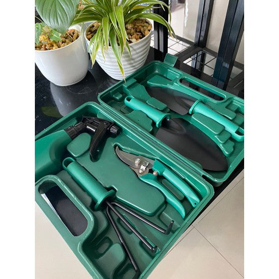 10PCS Bunnings Garden Tool Kit With Secateurs Shovel New Plant
