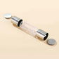 MHome Salt and Pepper Grinder,2 in 1 Manual Two-Head Pepper Mill,Refillable and Adjustable Manual Pepper Mill,Grinder for Pepper, Salt
