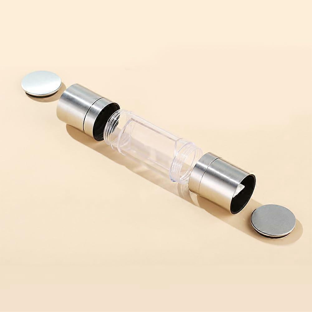 MHome Salt and Pepper Grinder,2 in 1 Manual Two-Head Pepper Mill,Refillable and Adjustable Manual Pepper Mill,Grinder for Pepper, Salt