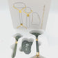 Amethyst Massager 100% Natural Green Gemstone Anti-Aging Facial Eye Roller Massager