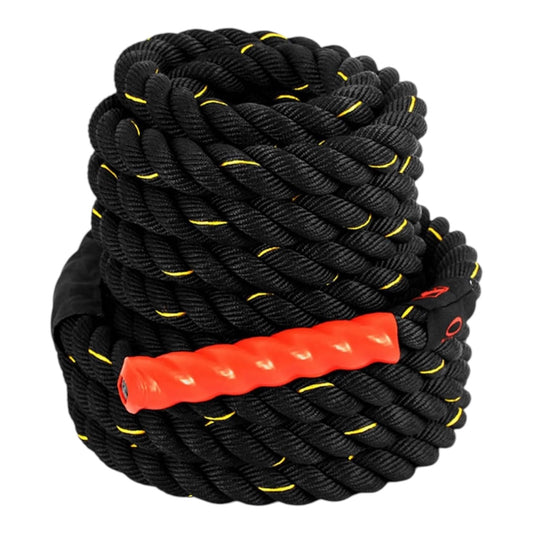 Battle Rope Outdoor Sports Battle Rope, Men's and Women's Physical Capacity Training Ropes, Rope Skipping, Rope Throwing, Bold 38mm is Wear-Resistant and Durable (Size : 9m)