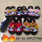 Women Winter Slippers Furry Flip Flops House Shoes Cute Cartoon Theme