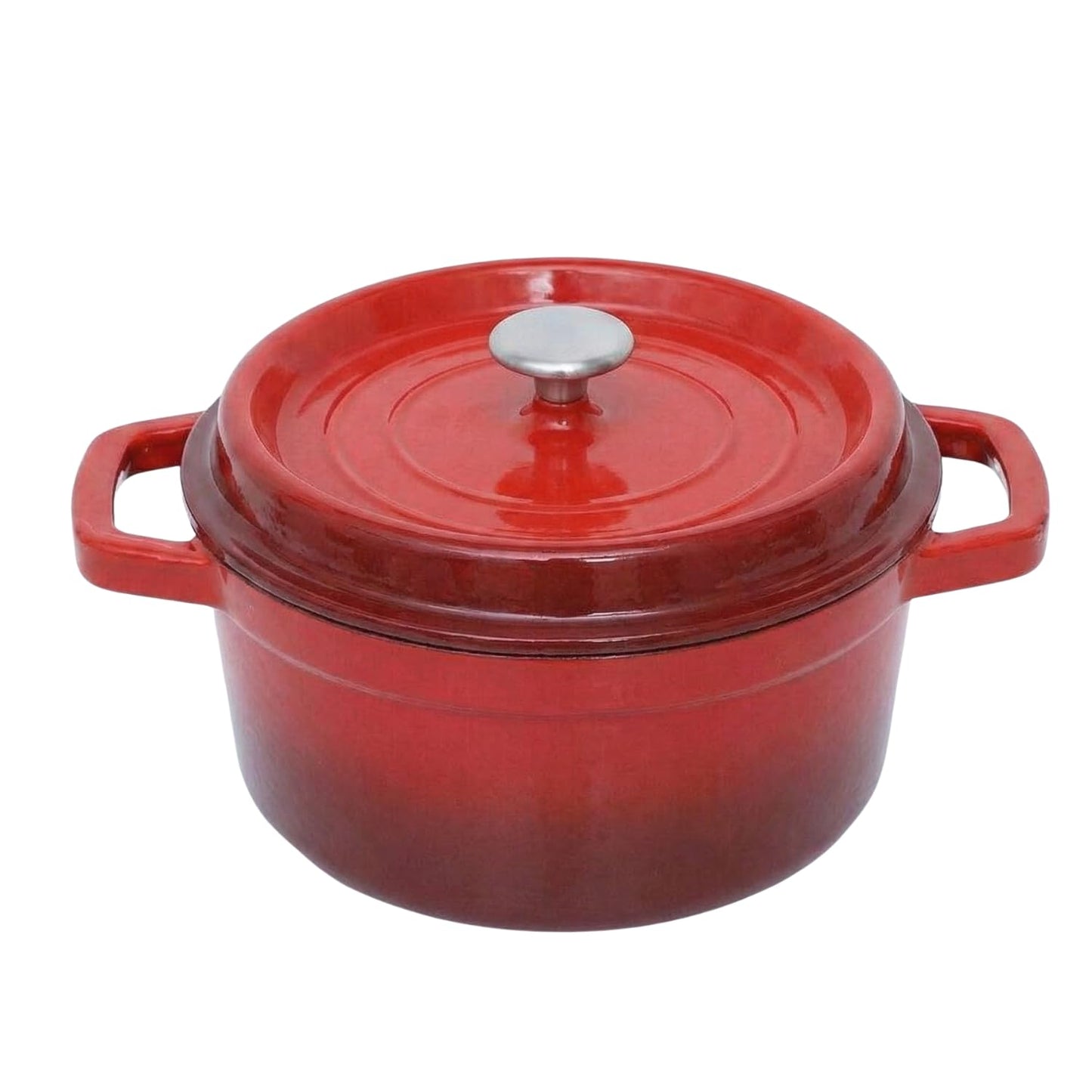 MHOME Cast Iron Casserole Pot with Lid - Various Options