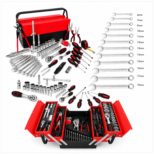 MPower 85-Piece Tool Set with Cantilever Tool Box