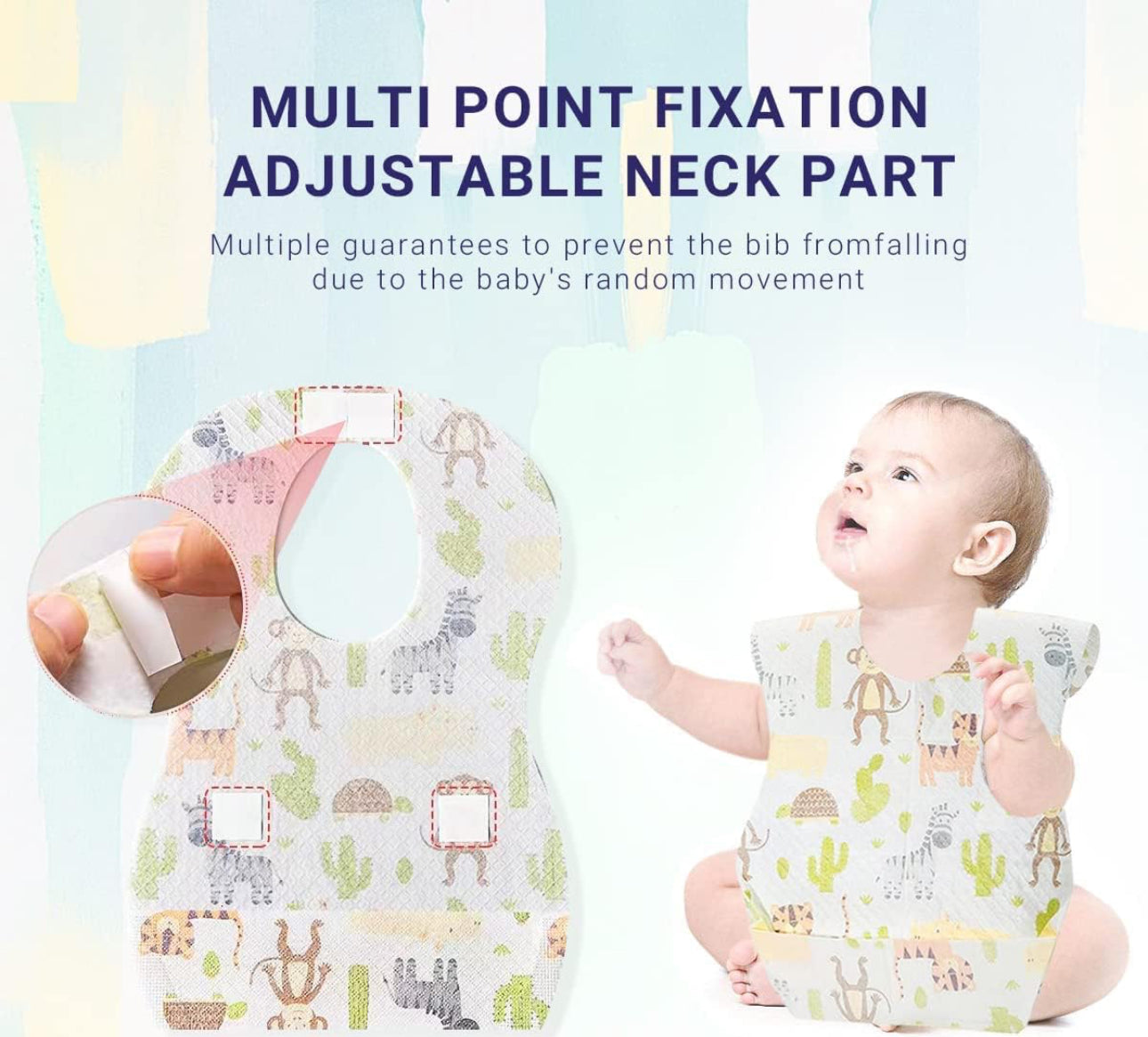 20 Piece Disposable Baby Bibs