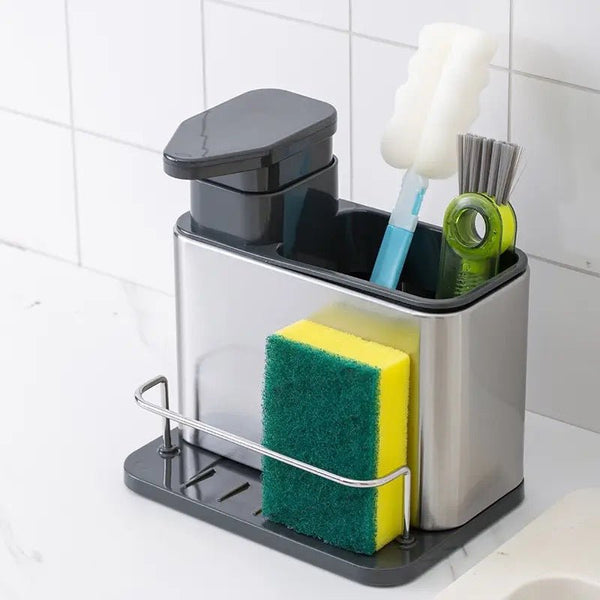 Stainless Steel Soap Dispenser & Sink Organiser