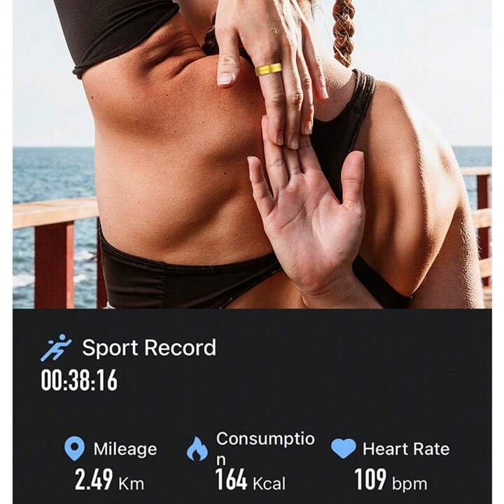 SENBONO Smart Health Ring R03 With Blood Oxygen Heart Rate Sleep Tracking Wearable Electronic Smart Ring For Men & Women-Various Options