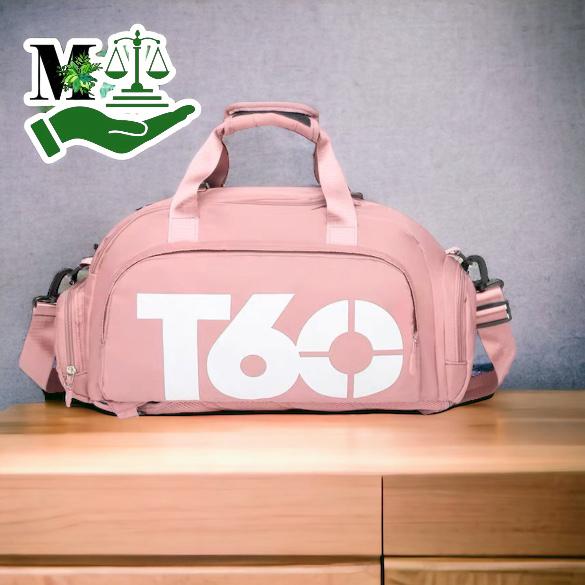 T60 Unisex Outdoor Sport Bags Large Capacity Sports Gym Duffle Bag Backpack