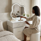 MFURN Modern Dressing Table With LED Mirror