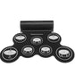 Electronic Drum Digital USB MIDI 7 Pads Roll Up Set Silicone Electric Drum Pad Built-in Speakers with Drumsticks Sustain Pedal
