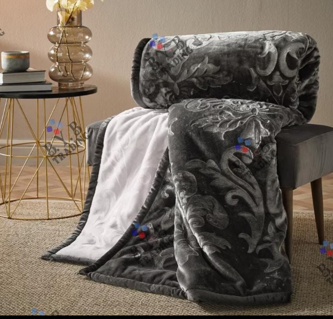 Luxurious Trendy Double Blanket- 10kg Various Colours