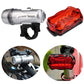 Waterproof Bright 5 LED Bike Bicycle Cycle Front and Rear Back Tail
