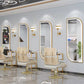 M-Furn Modern European Style Luxury LED Mirror 150x50cm - Various Options