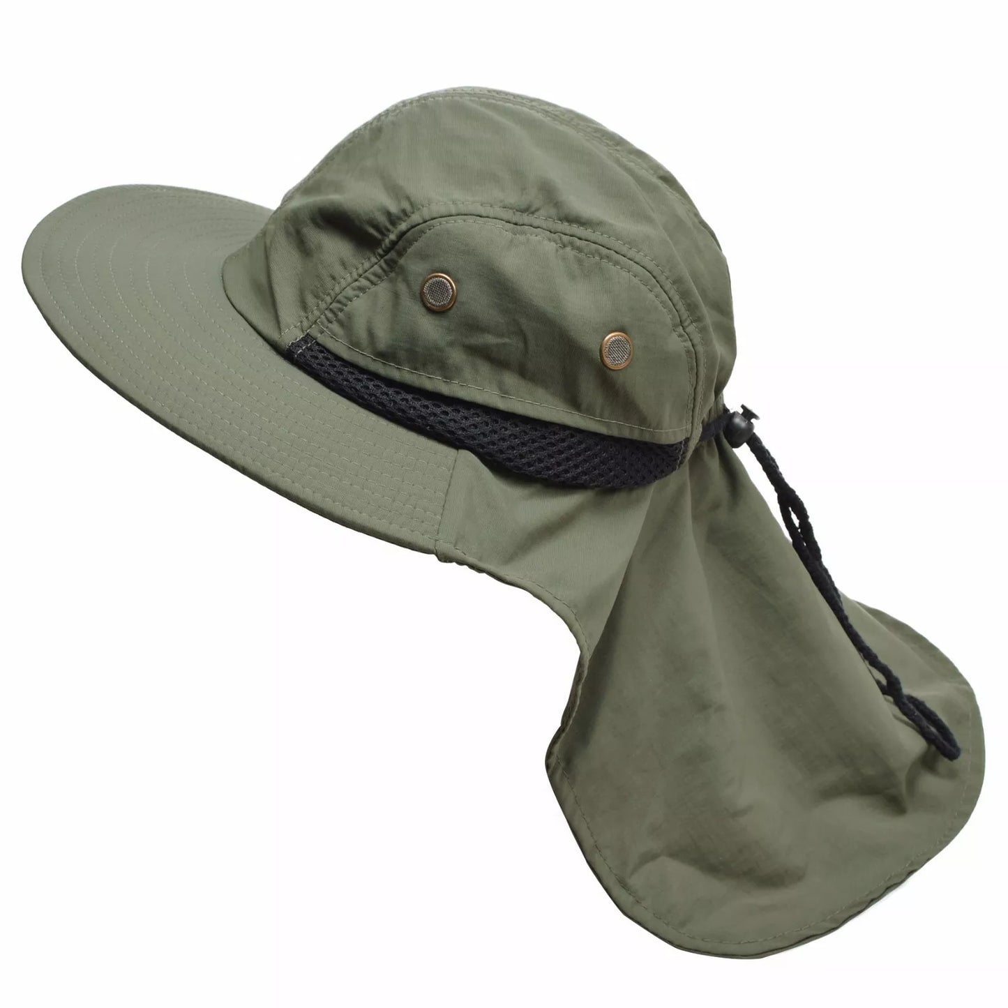 Fishing Hat Sun Protection Outdoor Hat with Neck Flap  Anti-UV Hat - Various Colours