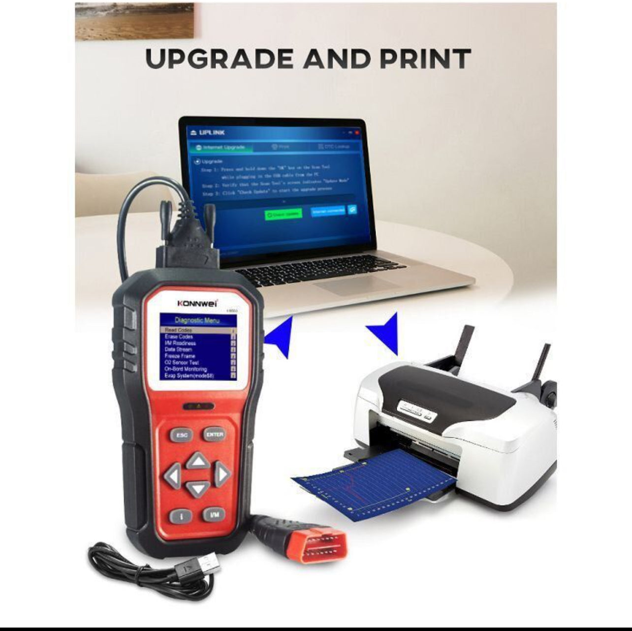 Konnwei Model KW860 Car Diagnostic Scan Tool