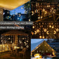 Christmas Lights, Led String Lights Twinkle Star Moon Fairy Lights For Outdoor Garden Patio - 3M