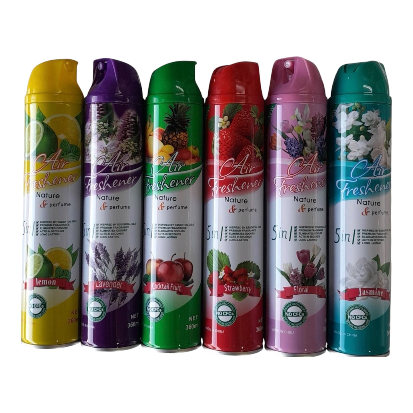 Nature & Perfume Premium Air Freshener Fragrance 6Pc Pack