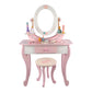 Generic
Toddler Fantasy Vanity Beauty Dresser Table Play Set with Chair, Fashion & Makeup Accessories for Kid and Pretend Play, Toy,Wooden Dressing Table And Stools, Dresser Table,3,4,5 Age Kids (PINK)