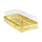 Cake Slice Rectangle Container 50pc