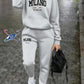 Women’s Tracksuit Set Hoodie + Pants MILANO Print Autumn Winter Outfit-Various Colours