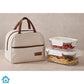 MHome Glass Lunch Box Set with Insulated Carry Bag – 3 Piece Meal Prep Container Set