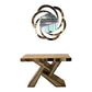 Glass Console Table & Crushed Diamond Mirror Various Options