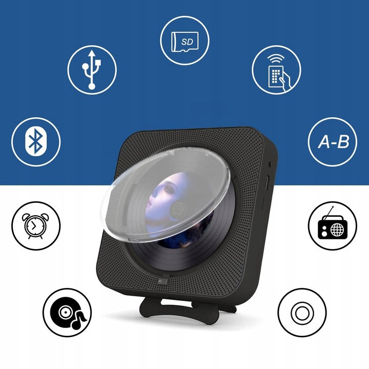 Portable CD Player Bluetooth Speaker
