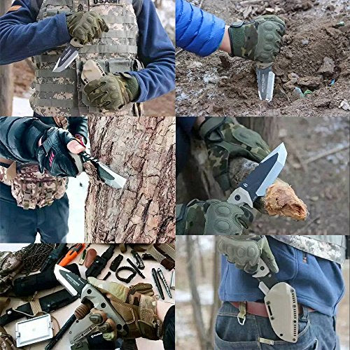 OUTDOORS - fixed blade knive with sheath,Tanto knife,survival tactical knife,Ergonomics G10 anti-skidding Handle 

Add to Wishlist