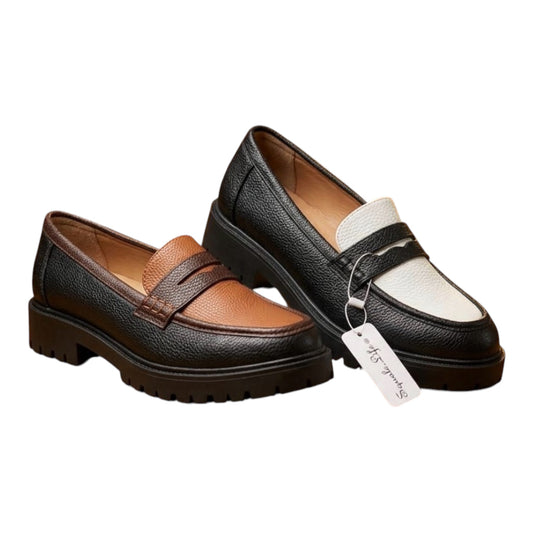 Men’s Chunky Two-Tone Loafers