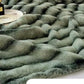 MHome Luxury Faux Fur Throw Blanket | Super Soft Faux Fur Blanket Warm 230x200cm
