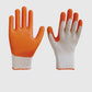 Latex Premier White/Orange Protective Hand Glove
