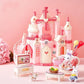 Generic Bunny Big Castle Villa Dessert House Living Room Bedroom Bunk Bed Girls Playing House Children's Toys Doll House for Kids