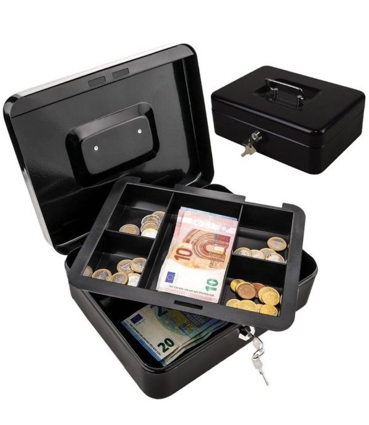 Lockable Petty Cash Box 12"