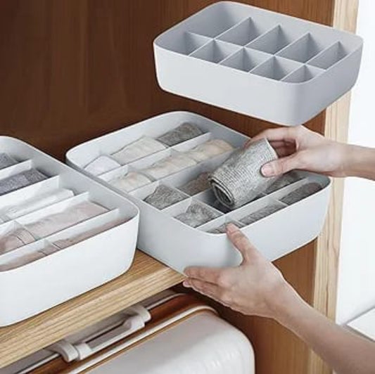 Sock Drawer Organiser- Multifunction 15 Compartment