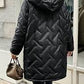 Ladies Trendy Chevron Quilted Jackets-Various Colours