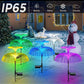 MHome Solar Garden Jellyfish Light 4-Pack – 7-Color Changing Outdoor Lights