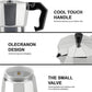 Classic Moka Espresso Pot | 3Cup & 6Cup Options