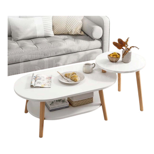 MFURN Coffee Table Modern Living Room coffe table Nesting coffee tables for living room Set of 2-Various Colours