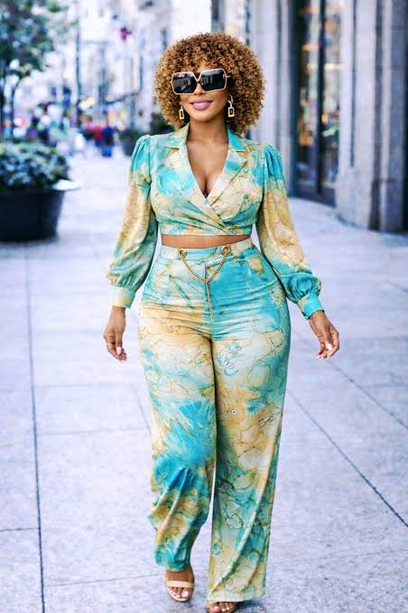 Ladies Satin 2pc Jumpsuit-Various Colours