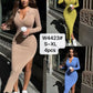 Ladies Long Sleeved Knitted Dress-Various Colours