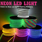 Neon Flexible Light Strip Rope Wall Bar Shop Open Sign 12Volt In/Outdoor Application- Various Colours 50M