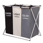 MHome 3 Grids Foldable Laundry Basket Organizer