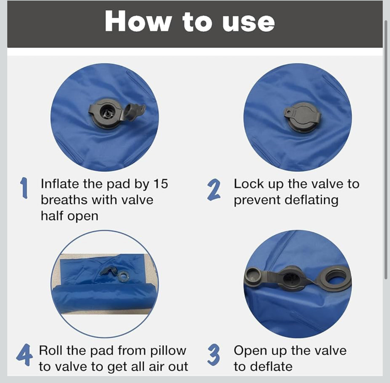 MHome Inflatable Camping Sleeping Pad Multipurpose Foldable Travel Mattress with Pillow for Picnic and Hiking Inc Foot Pump