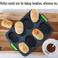 Silicone Bread Pan Baguette Tray, Non-Stick Cake Molds, Mini Loaf Pan, Perfect Pan, 8 Mini Loaves